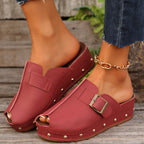 2026 New Autumn Women's Open-Toe Platform Outdoor Casual Shoes