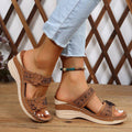 Summer Fashion Retro Outdoor Casual High-Heeled Sandals